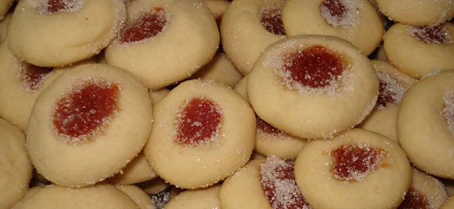 Bolachinhas de Padaria Deliciosas (Melhores Receitas) Biscoito Amanteigado com Goiabada