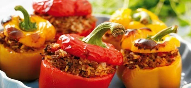 17 Receitas com legumes fáceis e deliciosas para o almoço Pimentão recheado