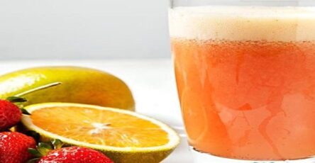 Suco de Laranja com Morango