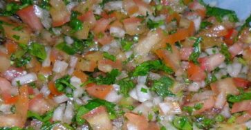Vinagrete para churrasco