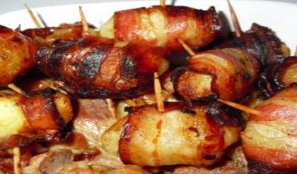 Batata Assada com Bacon