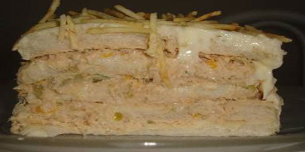 Bolo Salgado de Pão de Forma