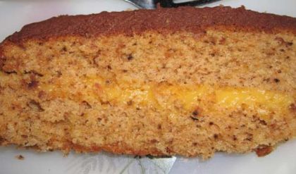 Receita de Bolo de Nozes com Doce de Leite