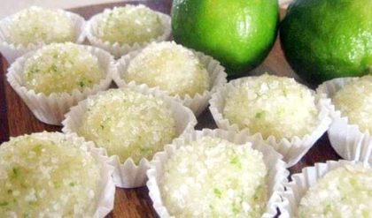 Receita de Brigadeiro Gourmet de Caipirinha