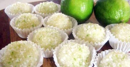 Receita de Brigadeiro Gourmet de Caipirinha