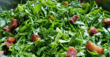 Receita de couve refogada com bacon