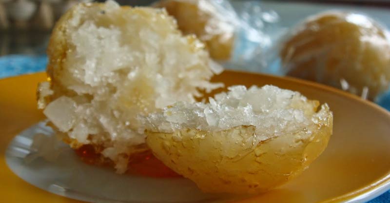 Receita de Bala de Coco Caramelizada