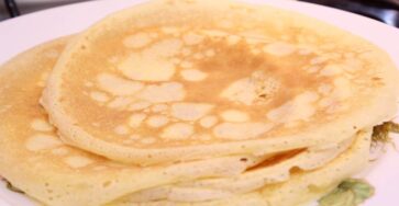 Receita de massa de panqueca sem ovos