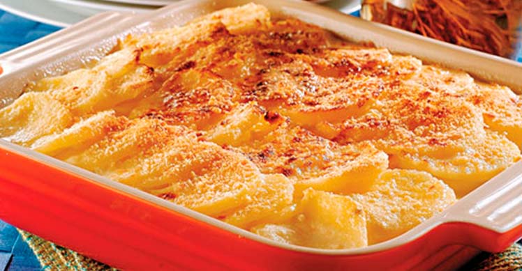 Receita de Batata Gratinada