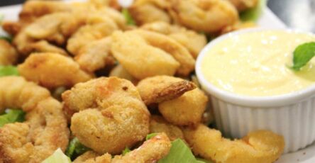 Receita de Camarão Empanado e Frito