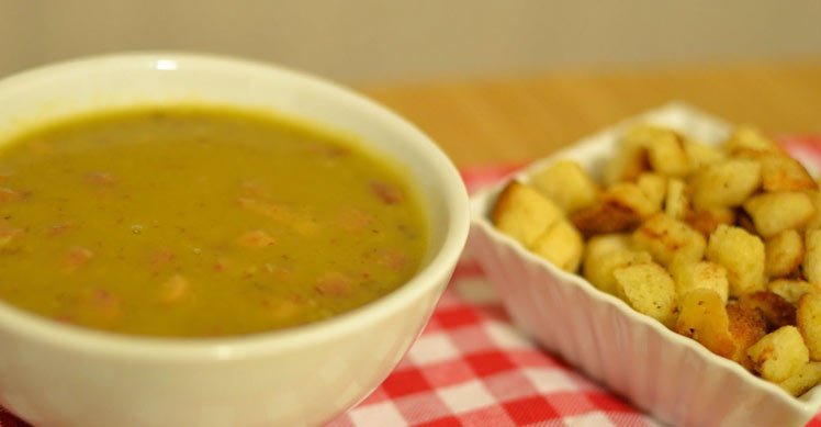 Receita de Sopa de Ervilha