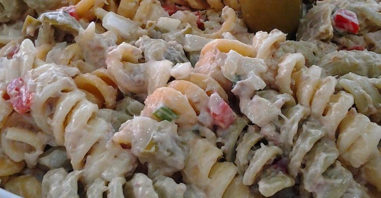 Receita de Salada de Macarrão com Atum