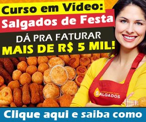 Curso de salgados online - Clique aqui