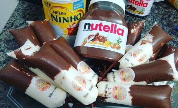 Geladinho Gourmet de Nutella