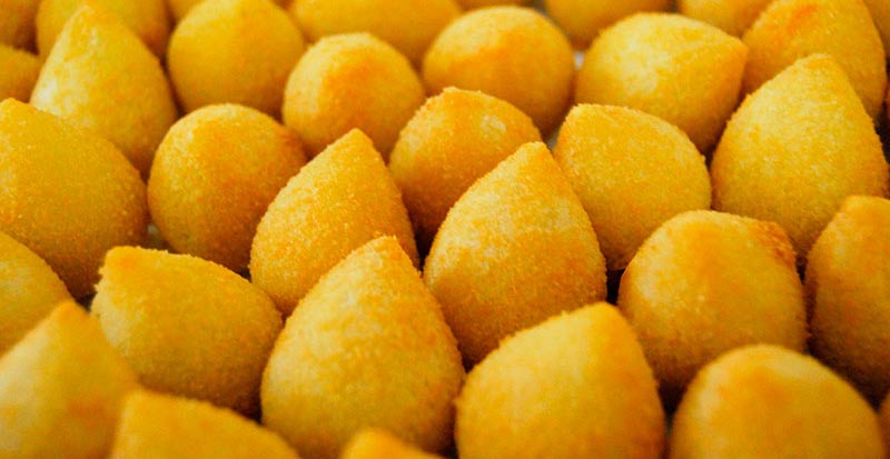 Receita de salgado para vender: mini coxinhas