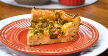 Torta salgada de liquidificador
