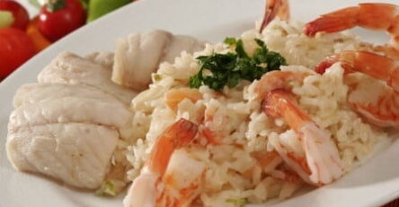 Arroz de Coco com Frutos do Mar