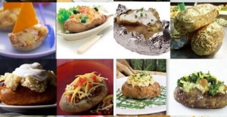 Batatas recheadas - Baked Potatoes (batatas assadas)