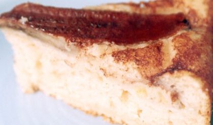 Bolo de Banana com Farinha de Rosca