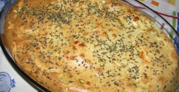 Massa rápida de torta salgada de liquidificador