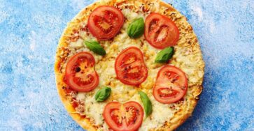 Receita de pizza low carb