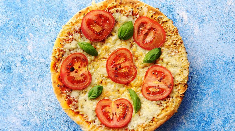 Receita de pizza low carb