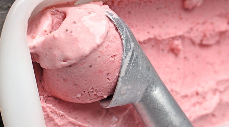 Receita de sorvete de gelatina caseira