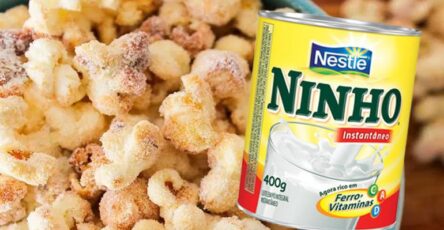 Receita de Pipoca de Leite Ninho