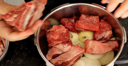 Costela de Vaca na pressão
