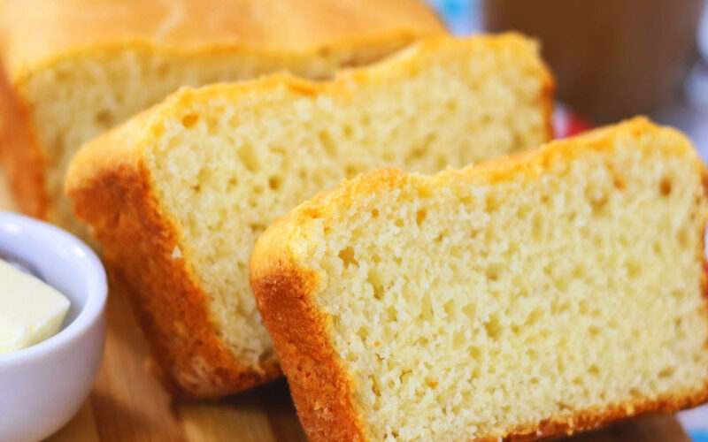 Pão caseiro fácil no liquidificador