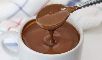 Chocolate quente cremoso