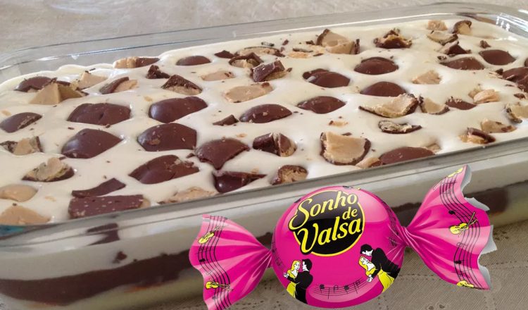 Receita de Pavê de Bombom Sonho de Valsa