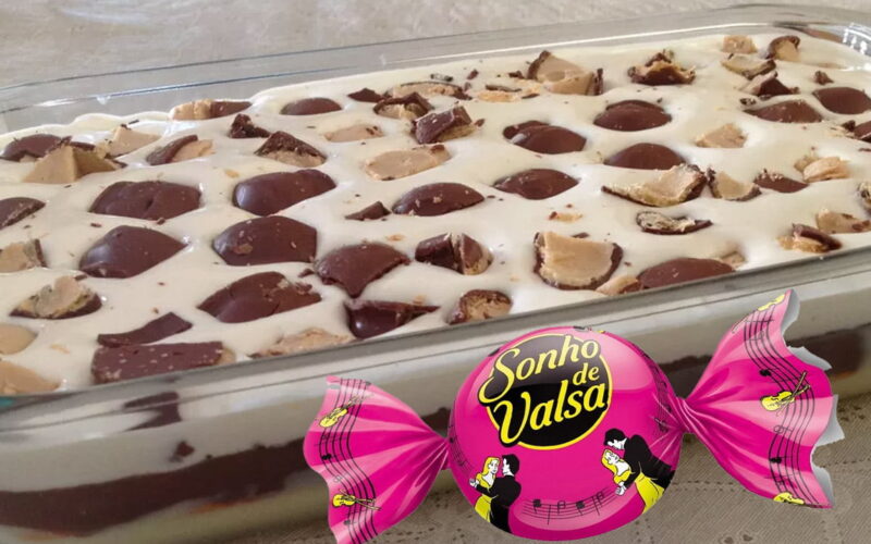 Receita de Pavê de Bombom Sonho de Valsa