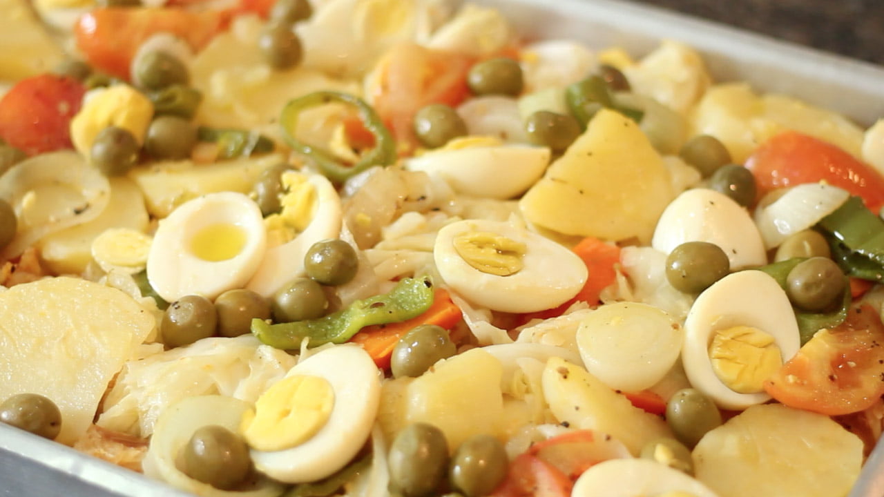 Receita de Bacalhoada de Panela Fácil