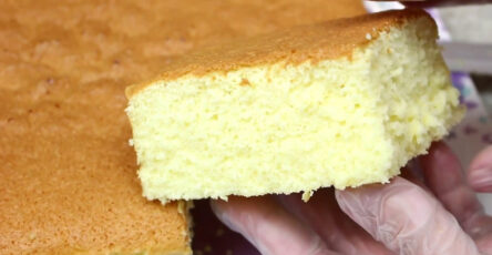 Bolo Pão de Ló Caseiro