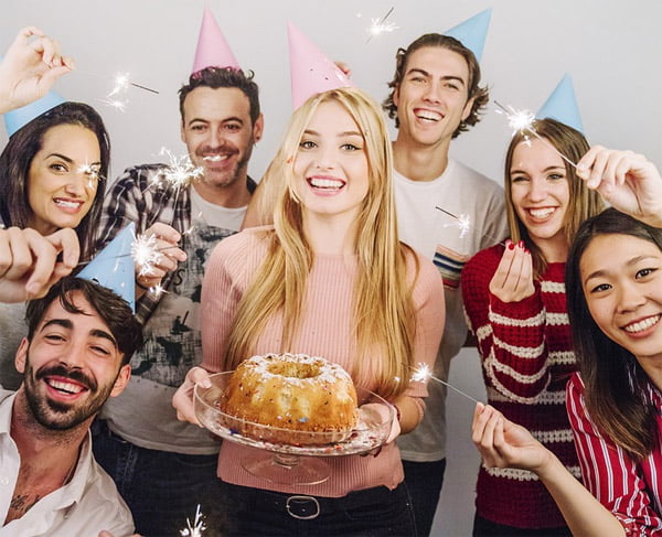 Festa de aniversário simples em casa