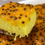 Bolo de Maracujá com cobertura