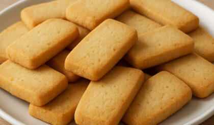 Biscoitinhos Caseiros de Manteiga (Derretem na Boca) Biscoitos de Manteiga Caseiros