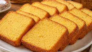 Bolo de Fubá com Leite de Coco Bolo de fubá com leite de coco