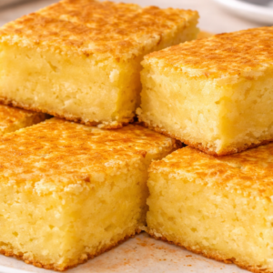 Bolo de Milho cremoso com milho verde da espiga