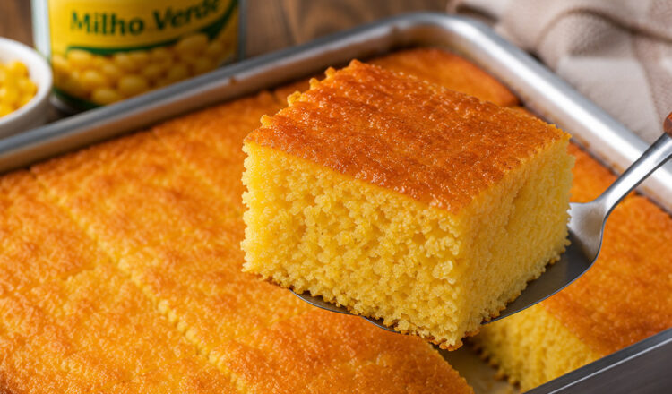 Bolo de Milho Muito Fácil Para Iniciantes Bolo de milho fácil para iniciantes