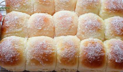 Pãozinho caseiro de leite condensado