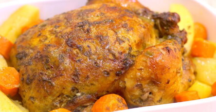 Receita de Frango Assado inteiro passo a passo