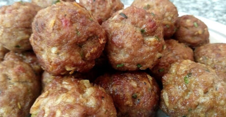 Receita de Bolinho de Carne Moída