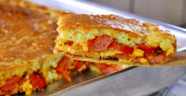 Torta de Salsicha de Liquidificador