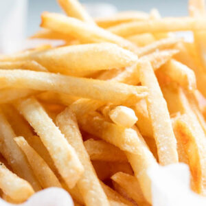 Batatas fritas sequinhas iguais as do McDonalds