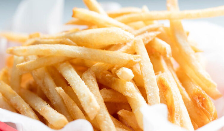 Batatas fritas sequinhas iguais as do McDonalds