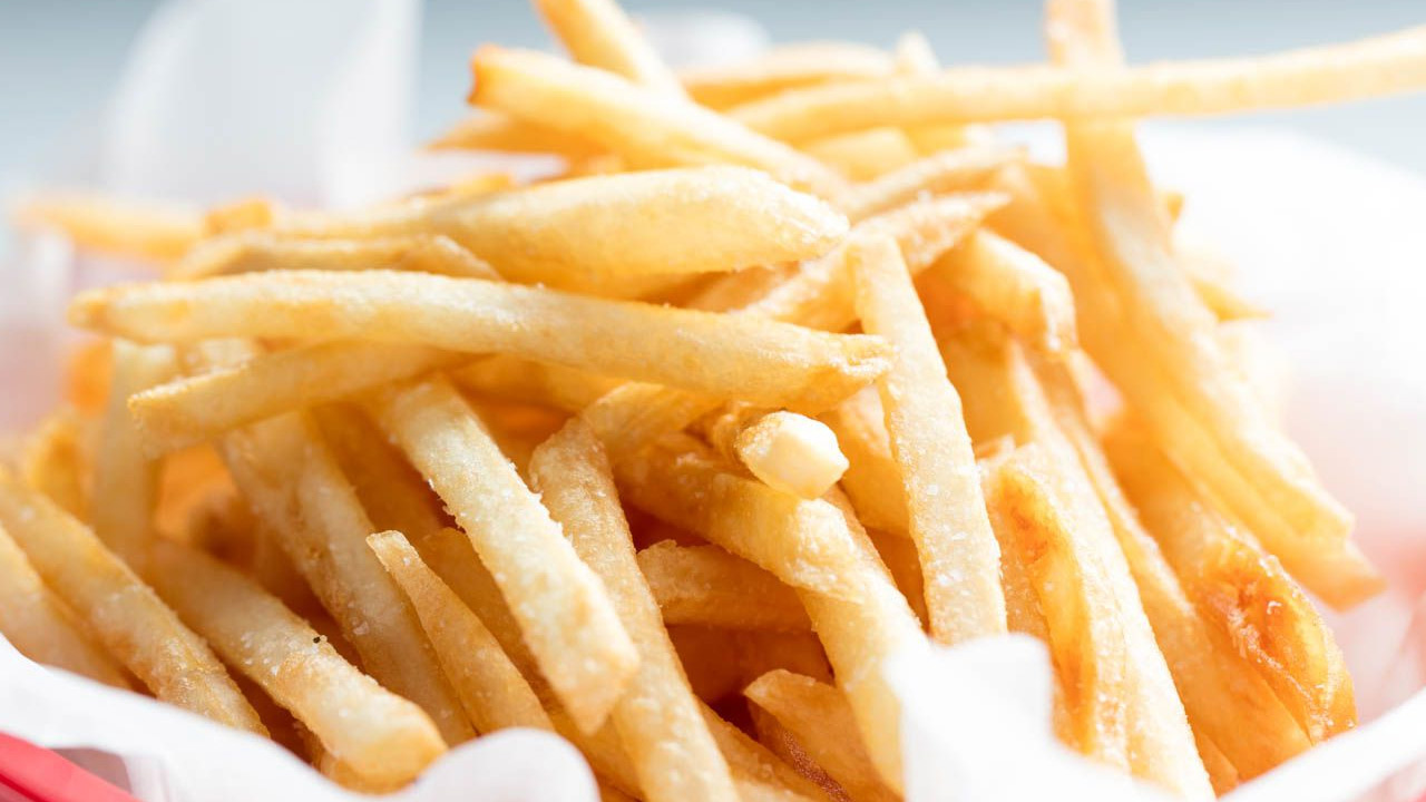 Batatas fritas sequinhas iguais as do McDonalds