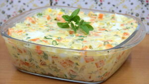 Salada de Maionese Tradicional Passo a Passo Receita de Salada de Maionese Fácil