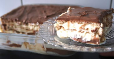 Receita de pavê fácil de baunilha e chocolate